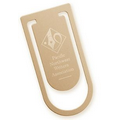 Oblong Bookmark w/ Card & Envelope - Brass